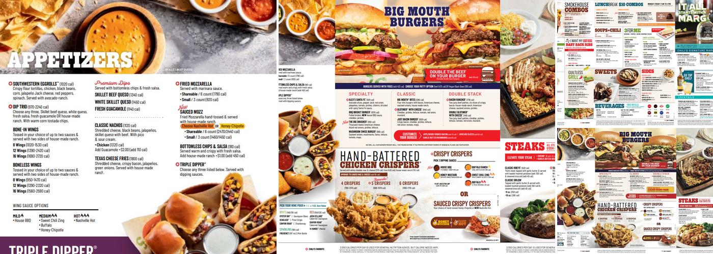 Chili's Grill & Bar Menu
