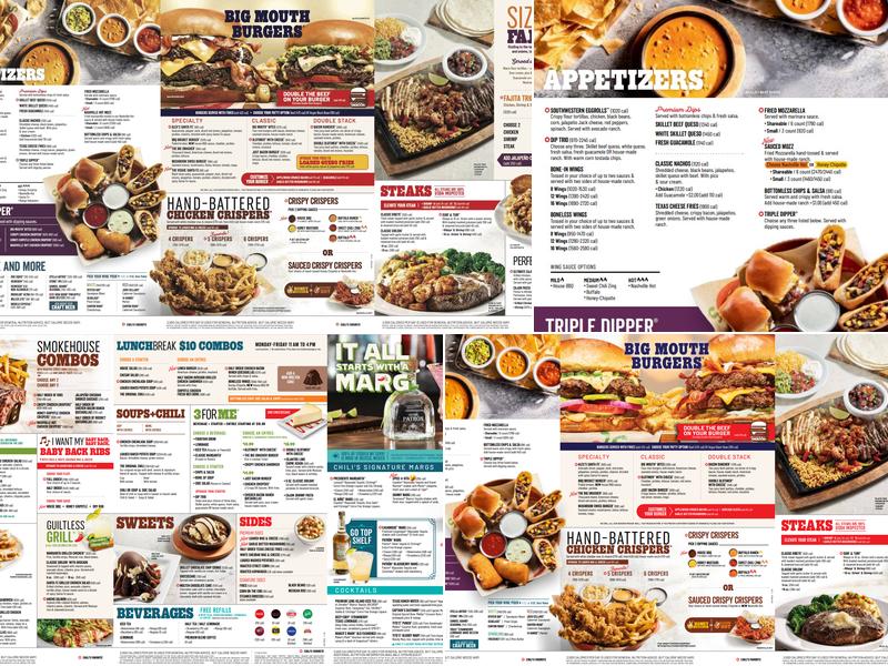 Chili's Grill & Bar Menu
