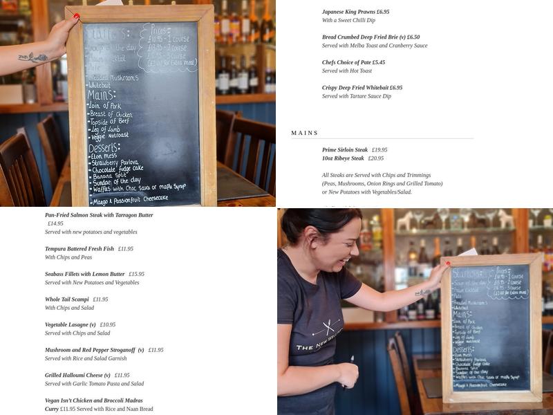 New Wellington Menu