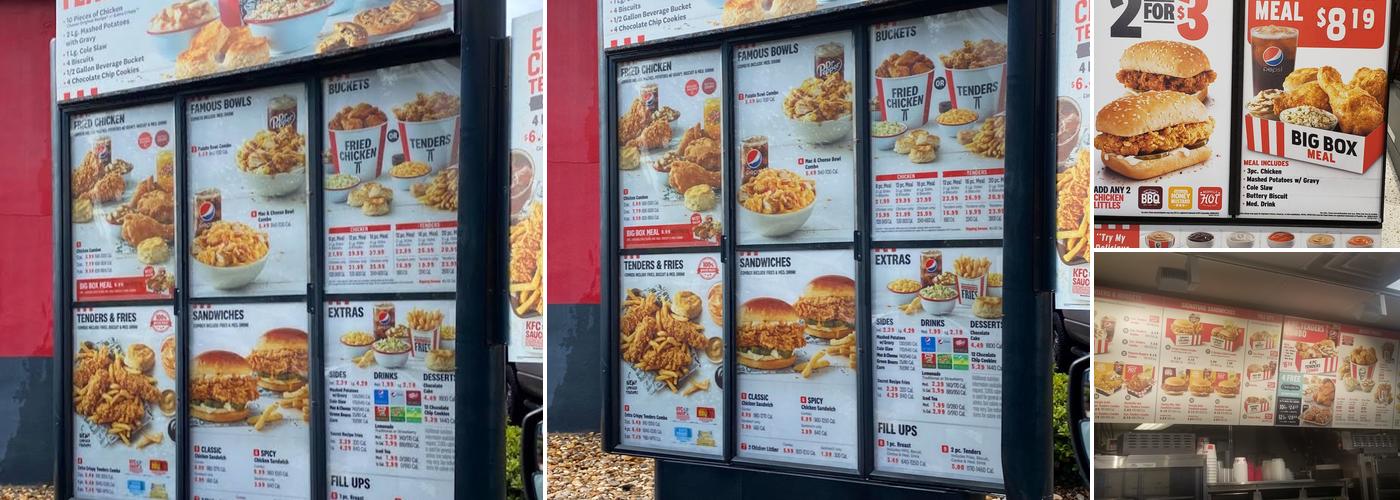 KFC Menu