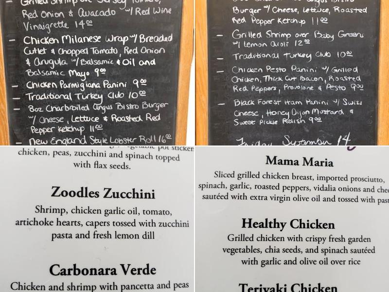 Spring Lake Catering and Cafe Menu