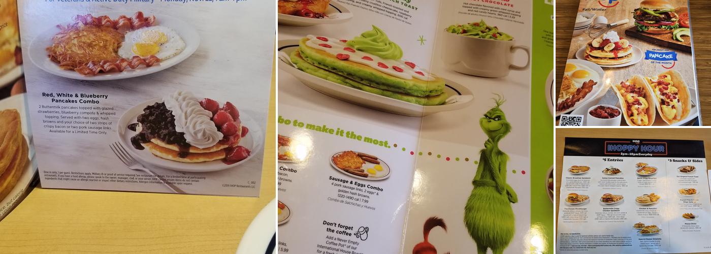 IHOP Menu