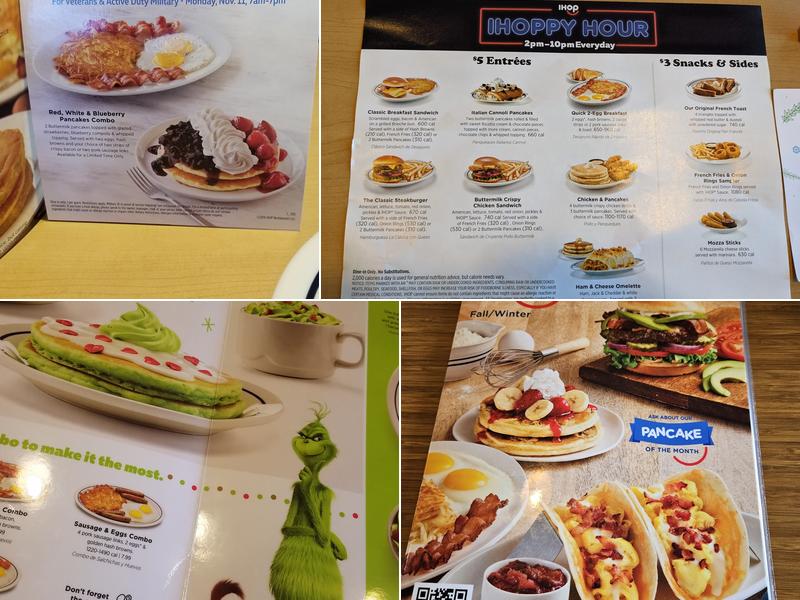 IHOP Menu