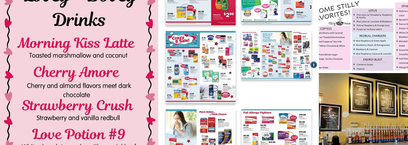 Stilly Coffee House Menu