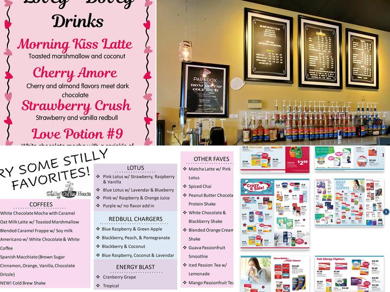 Stilly Coffee House Menu