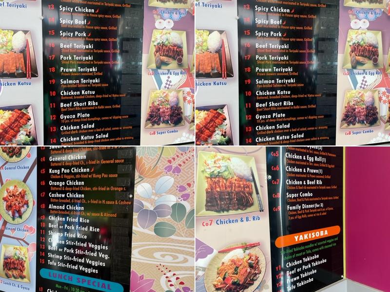 Teriyaki Point Menu