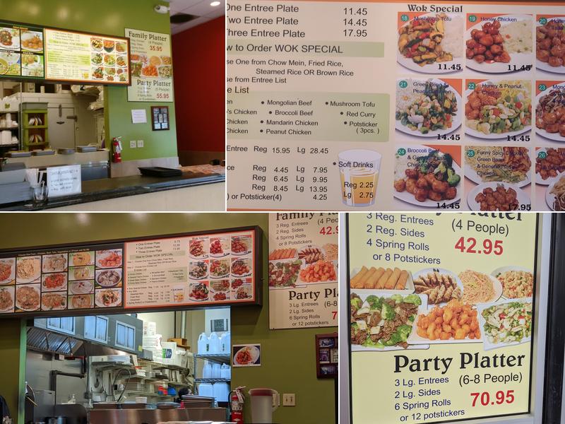 Asian Spice Chopsticks Menu