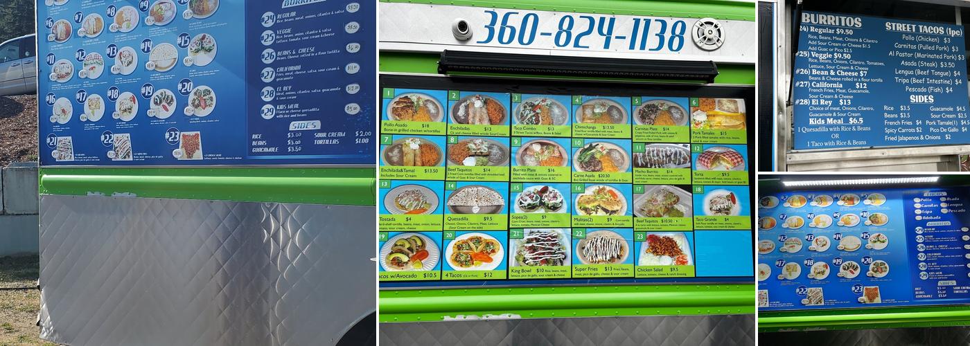 Taqueria El Rey Menu