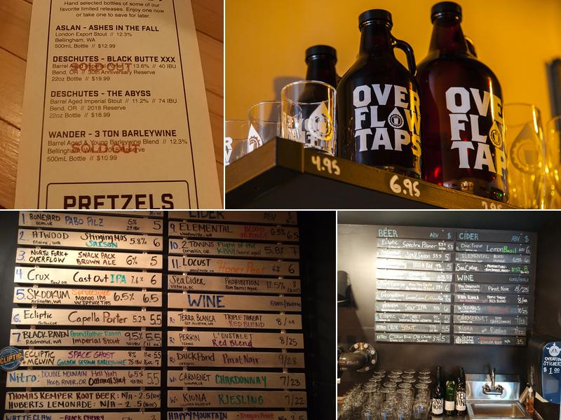 Overflow Taps Menu