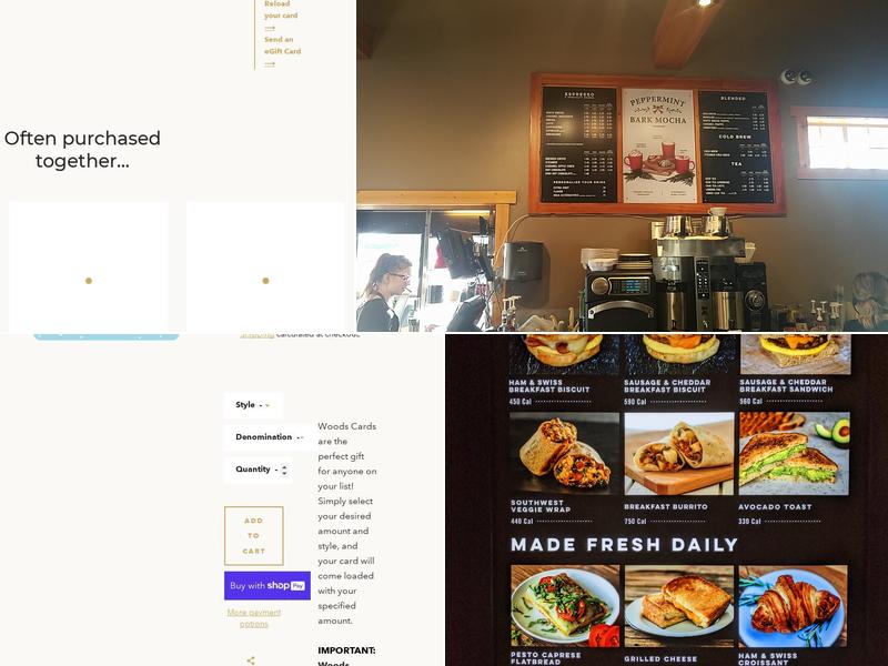 Woods Coffee Menu
