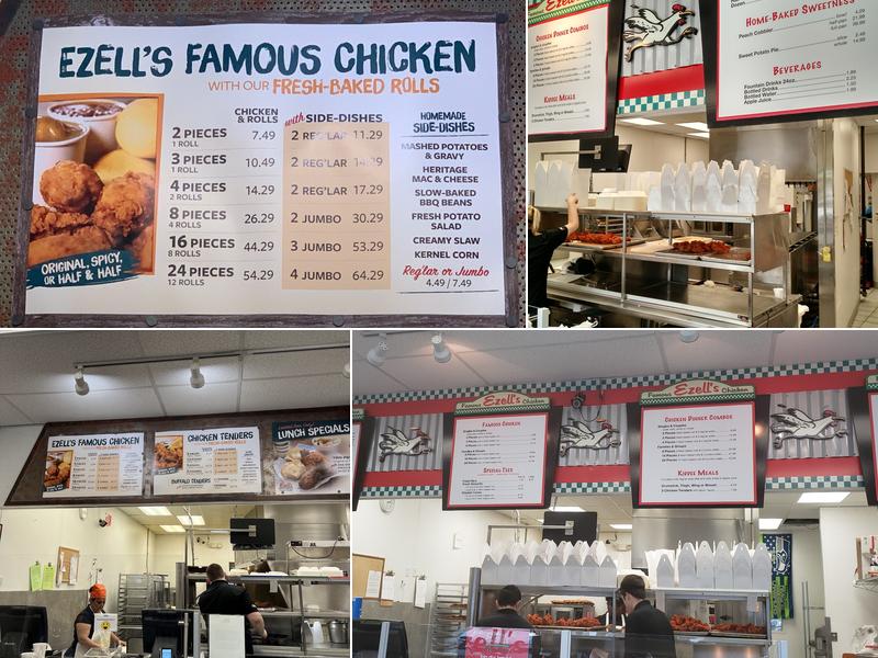 Ezell's Famous Chicken Menu