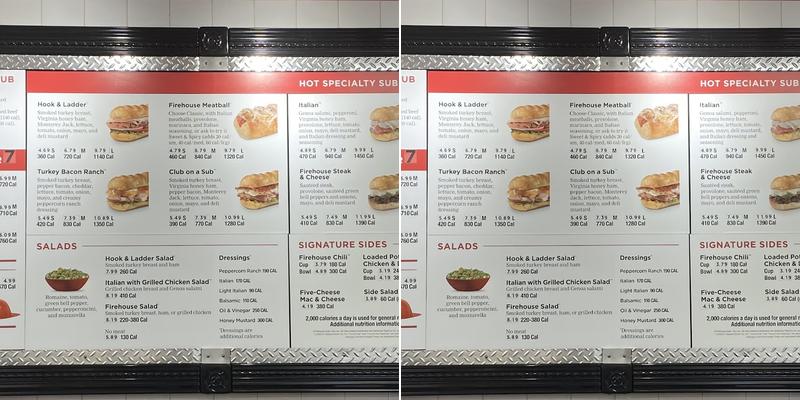 Firehouse Subs St. Cloud Menu