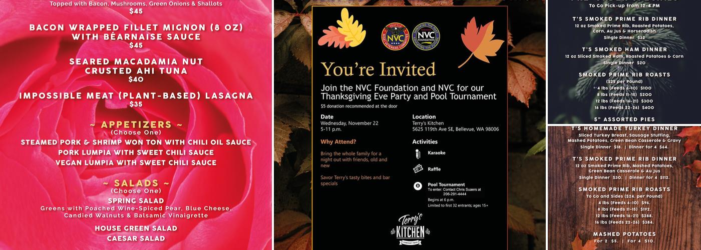 Terry's Kitchen Menu