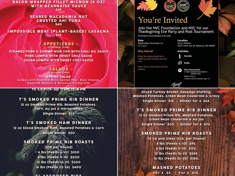 Terry's Kitchen Menu