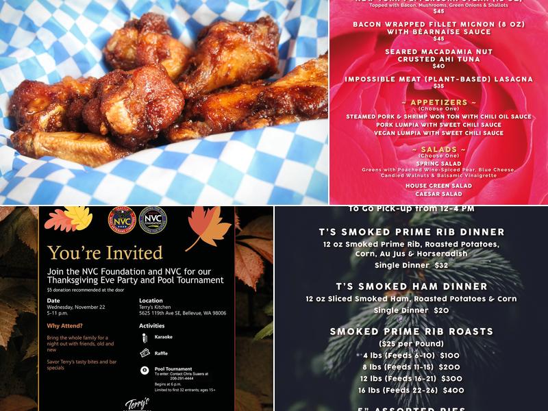 Terry's Kitchen Menu