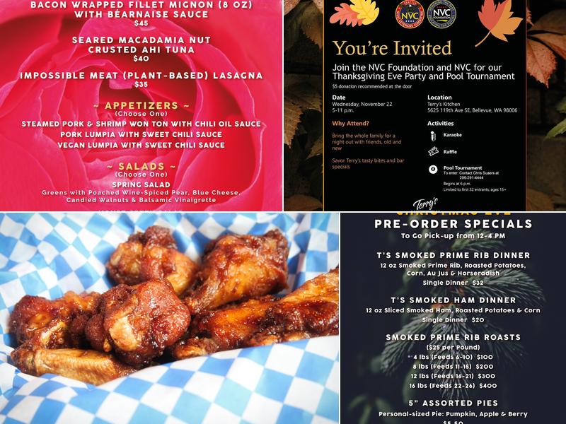 Terry's Kitchen Menu