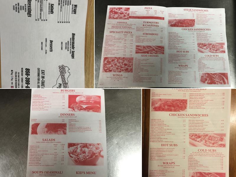 Mannino's Pizza Palace Menu