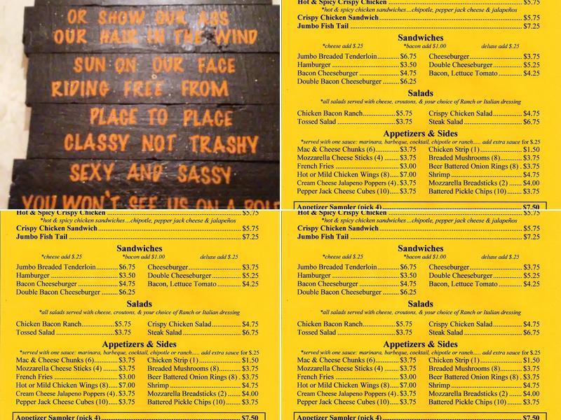 Long Branch Tavern Menu