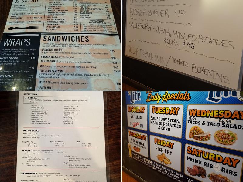 The Real MacCoys Menu