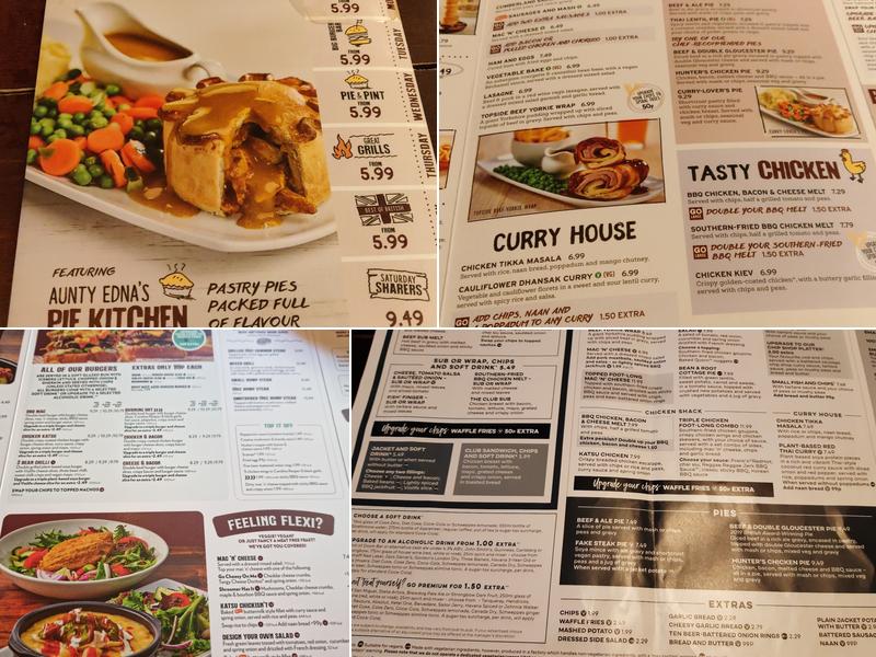 Goose Gravesend Menu