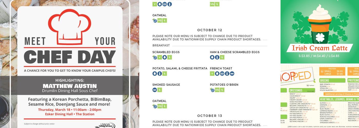 Ike Schaffer Commons Menu