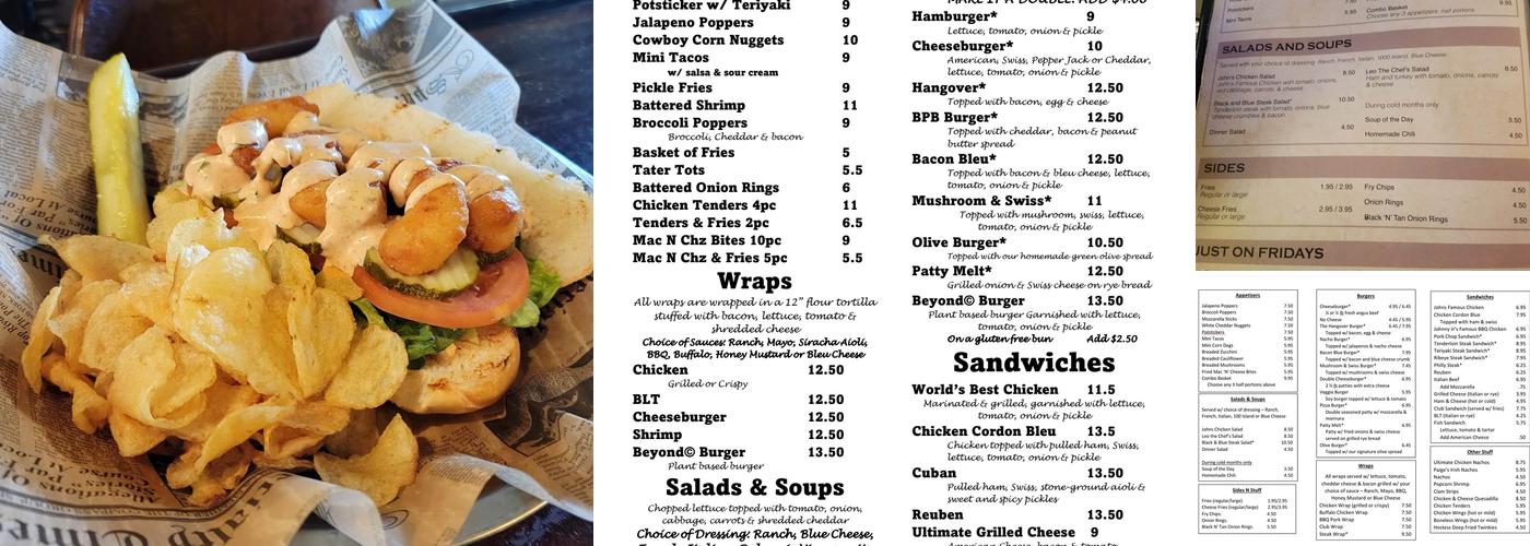 The Main Event Menu