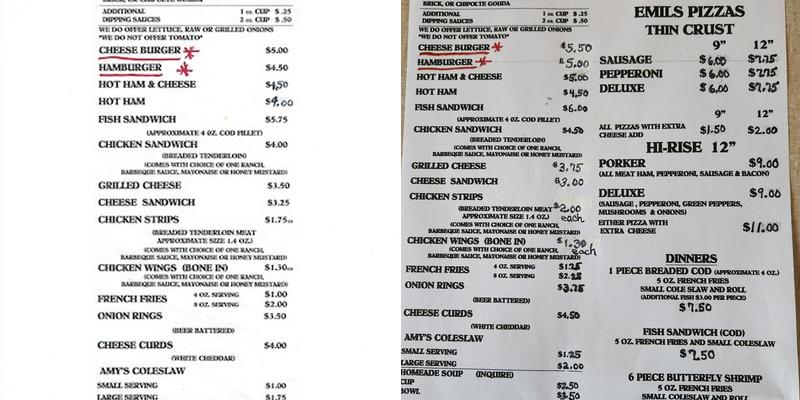 French Quarter Menu