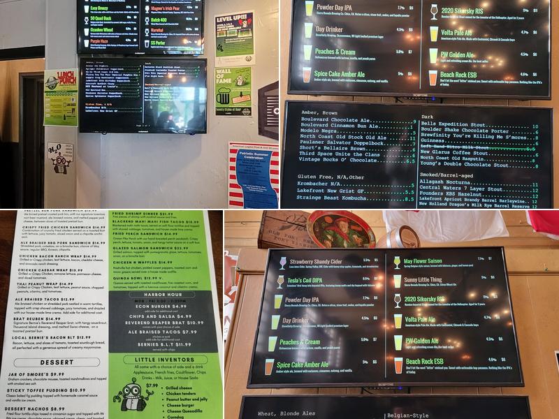 Inventors Brewpub Menu