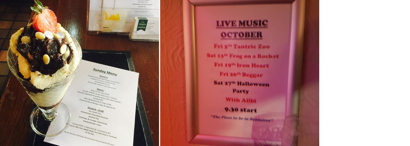 The Horse & Groom Menu