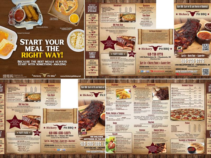 Hickory Pit BBQ Menu