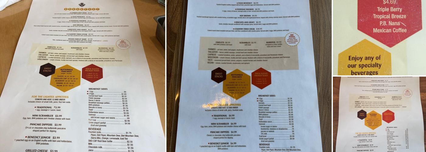 Black Honey Hashery Menu