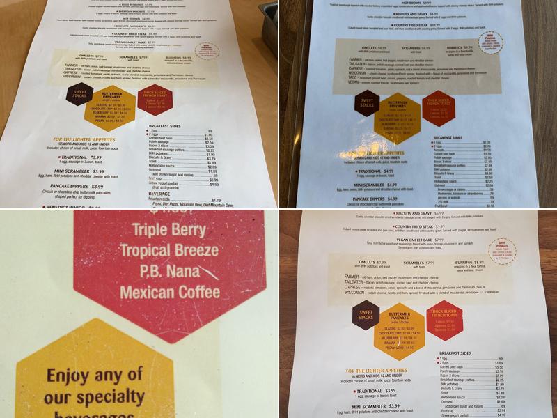 Black Honey Hashery Menu