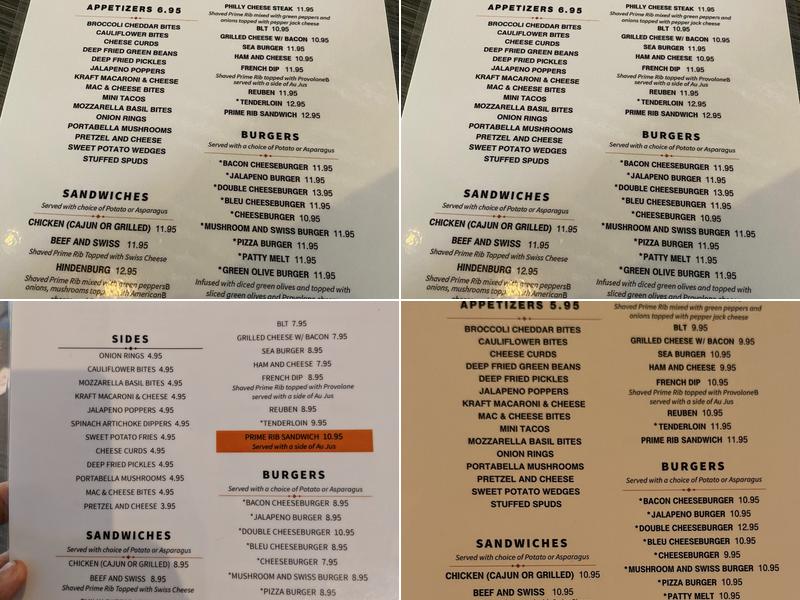 Chatterhouse Menu