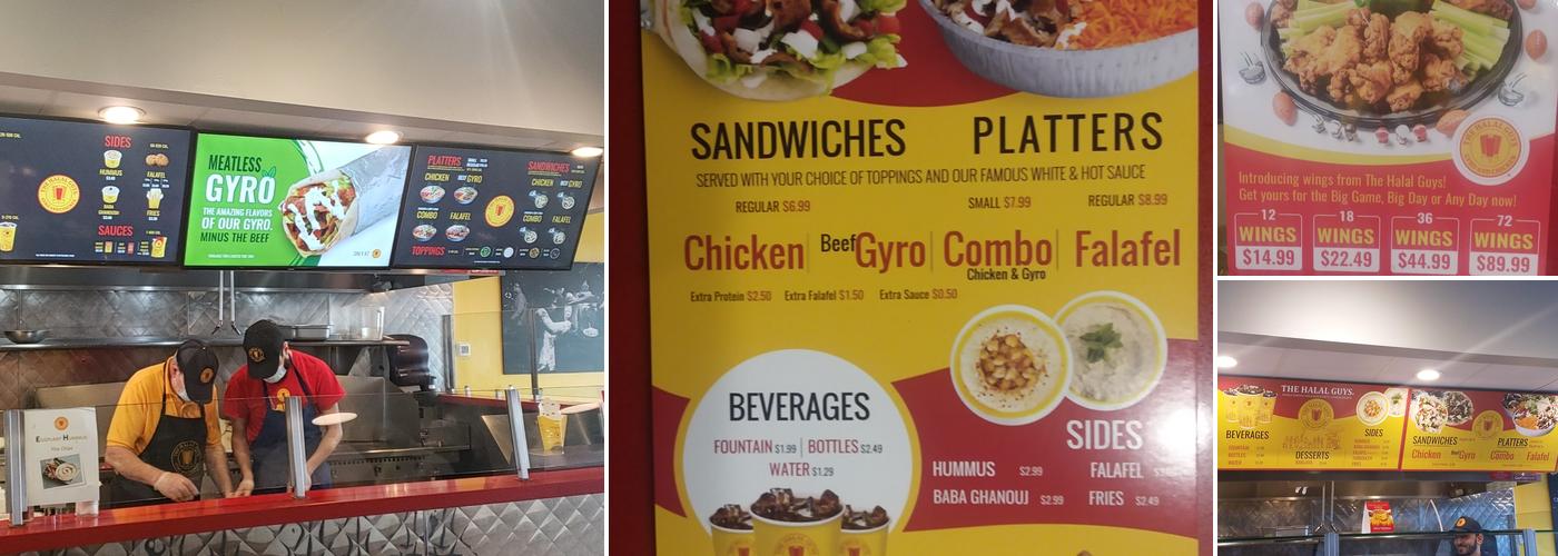 The Halal Guys Menu