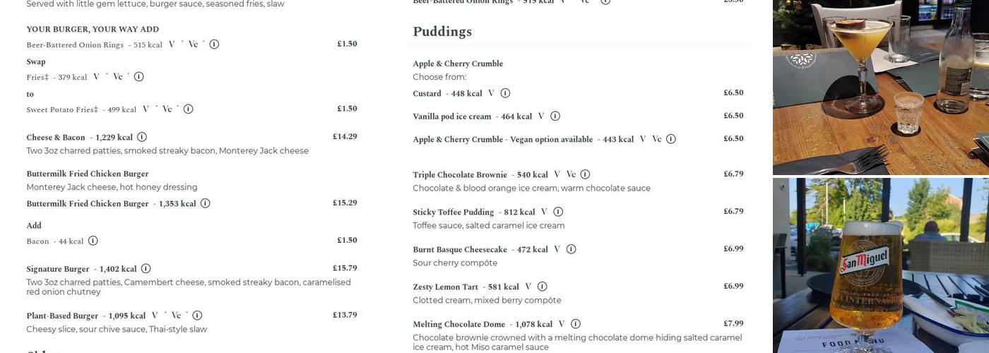 Conquerors March Menu