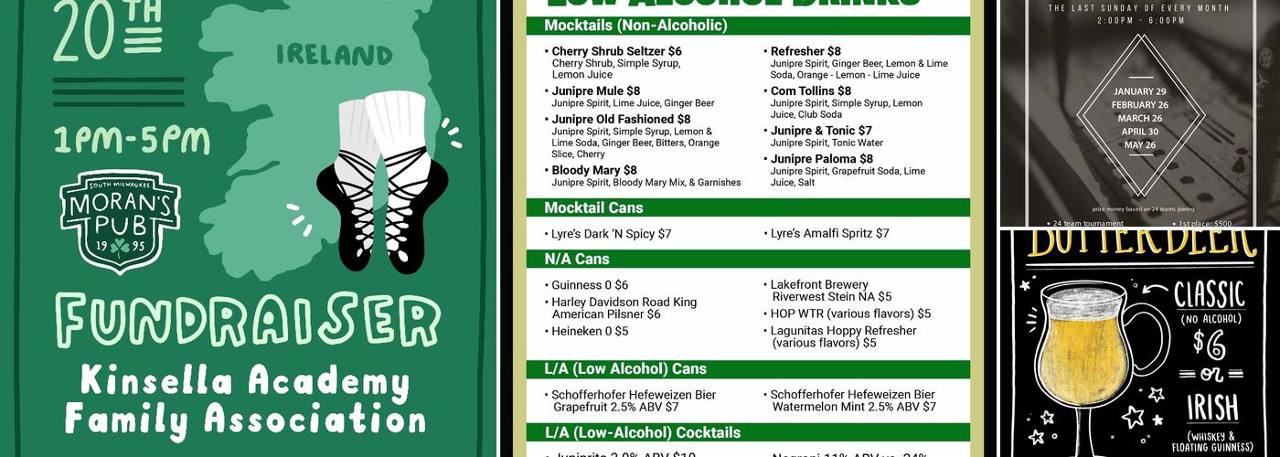 Moran's Pub Menu