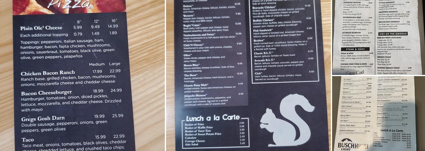 Nutbush City Limits Menu