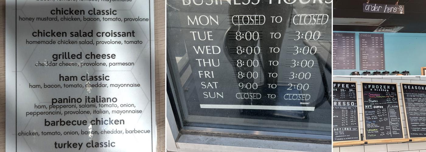 The Mean Bean Bistro & Brew Menu