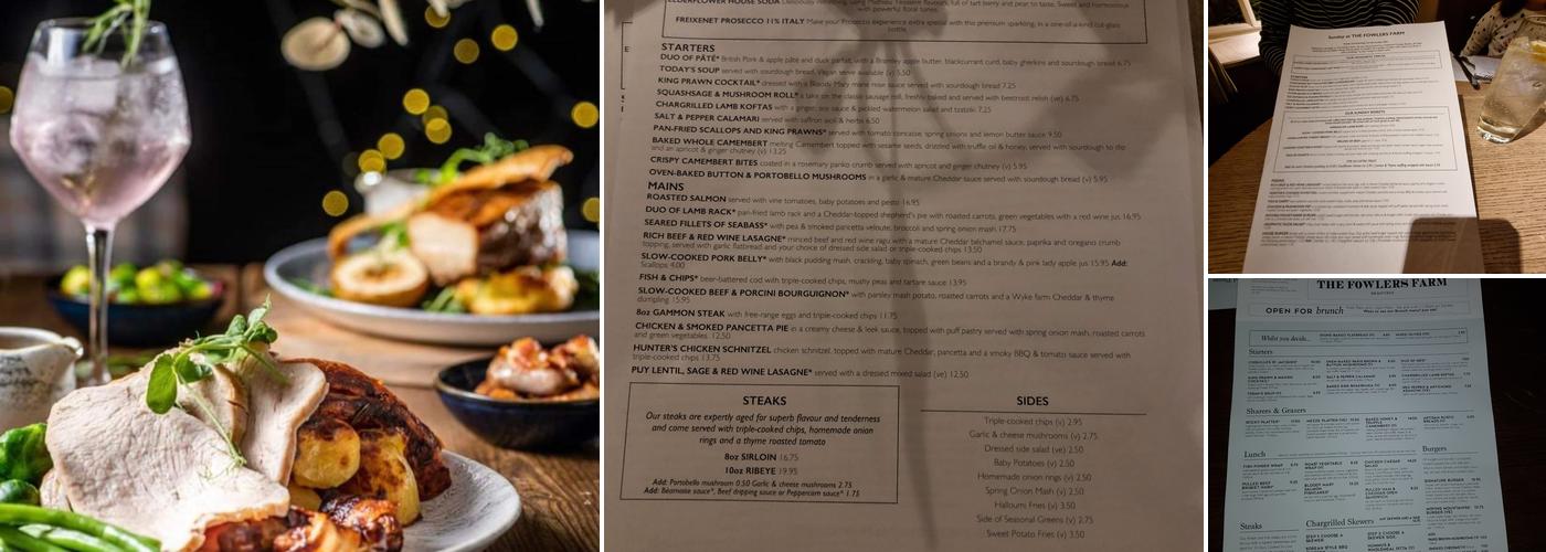 The Fowler'S Farm Menu