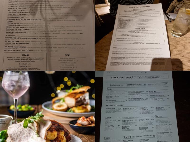 The Fowler'S Farm Menu