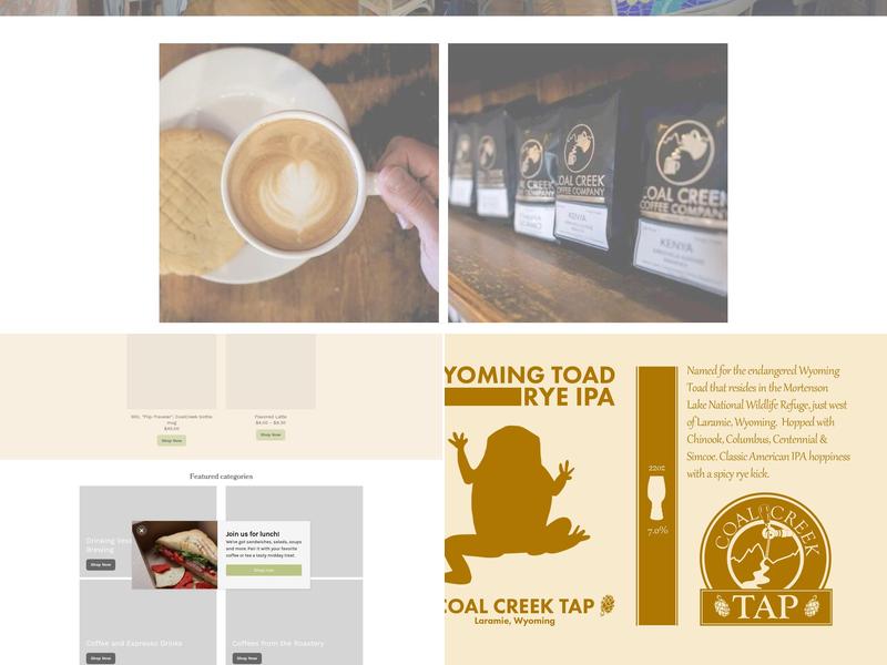 Coal Creek Coffee Uptown Menu