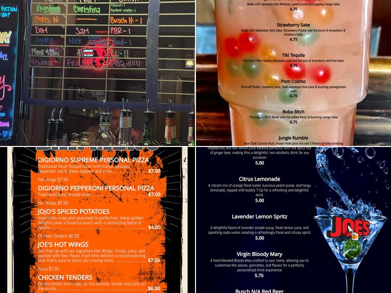 Joe's Liquor & Bar Menu