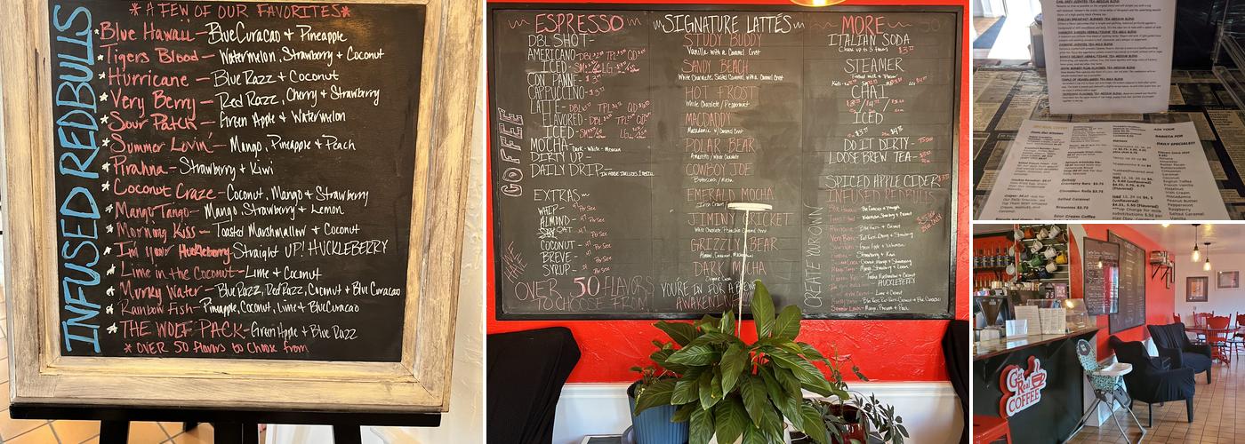 Get Real Coffee Menu