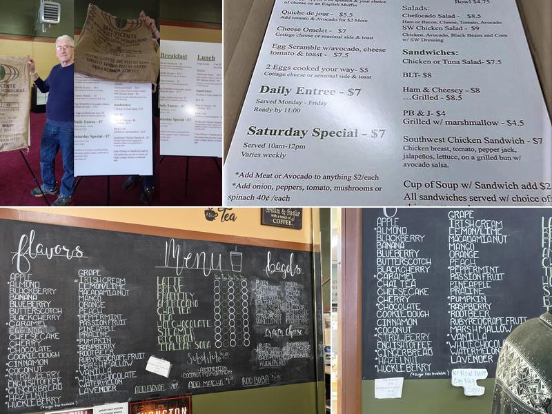 for Pete's Sake Menu