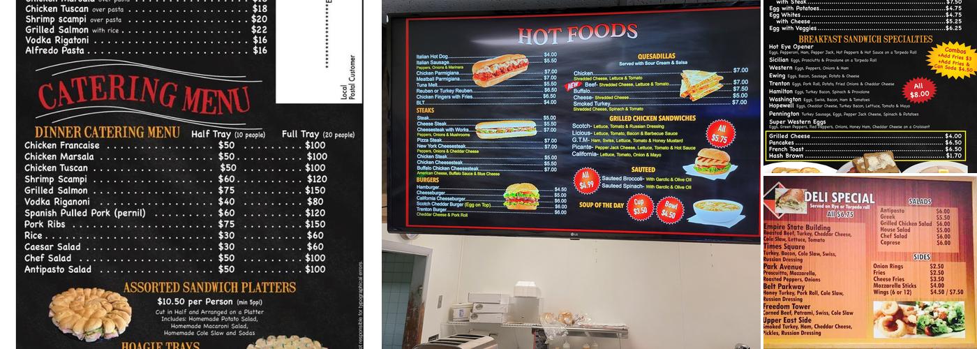 Deli Licious Cafe Menu