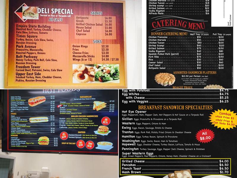 Deli Licious Cafe Menu