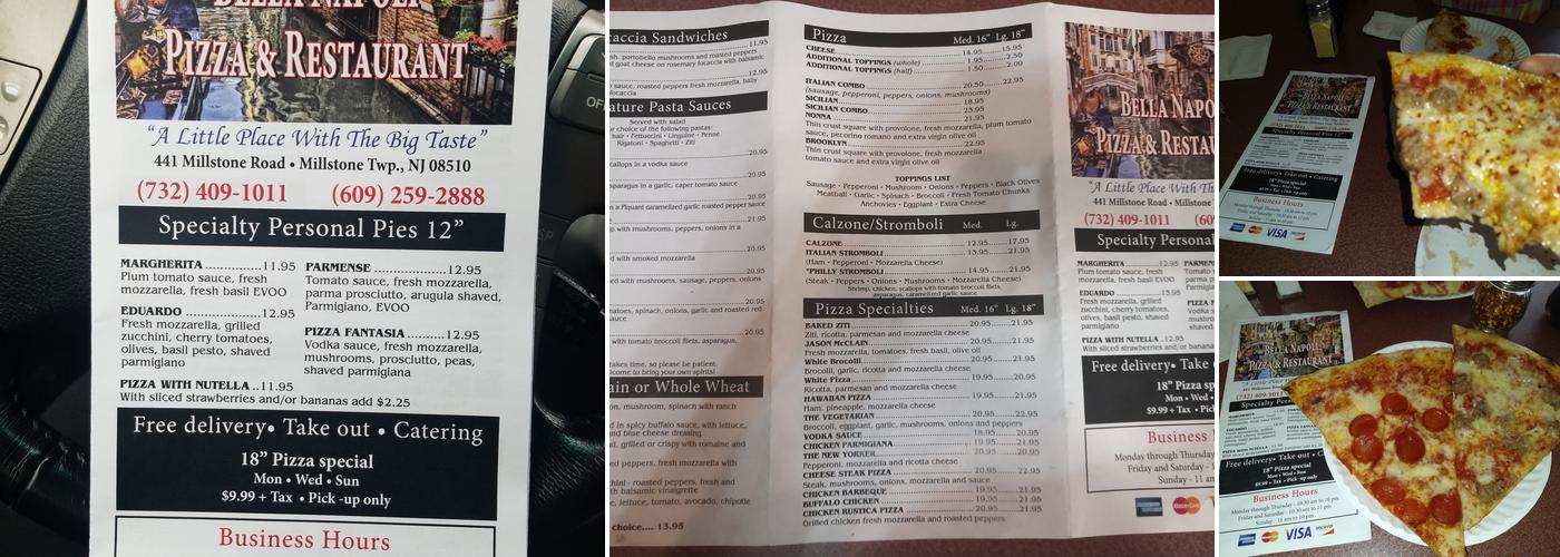 Bella Napoli Menu