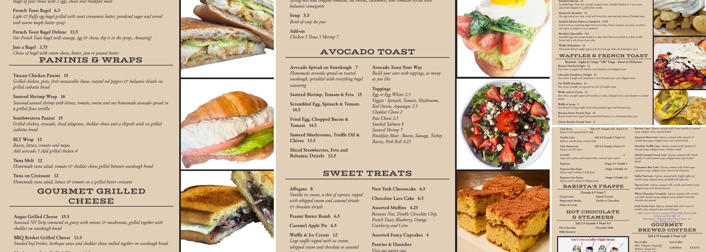 Barista's Coffee House Menu