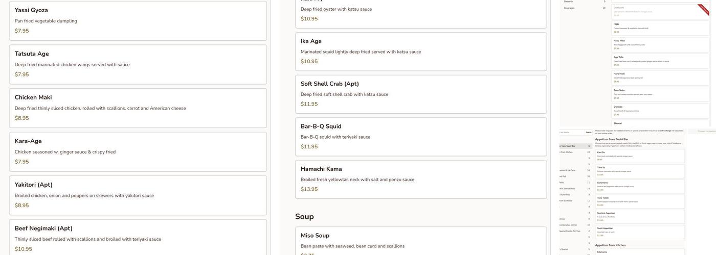 Miyako Japanese Sushi & Steakhouse Menu