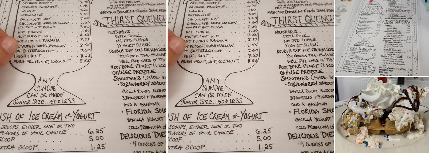 Two Cents Plain Menu